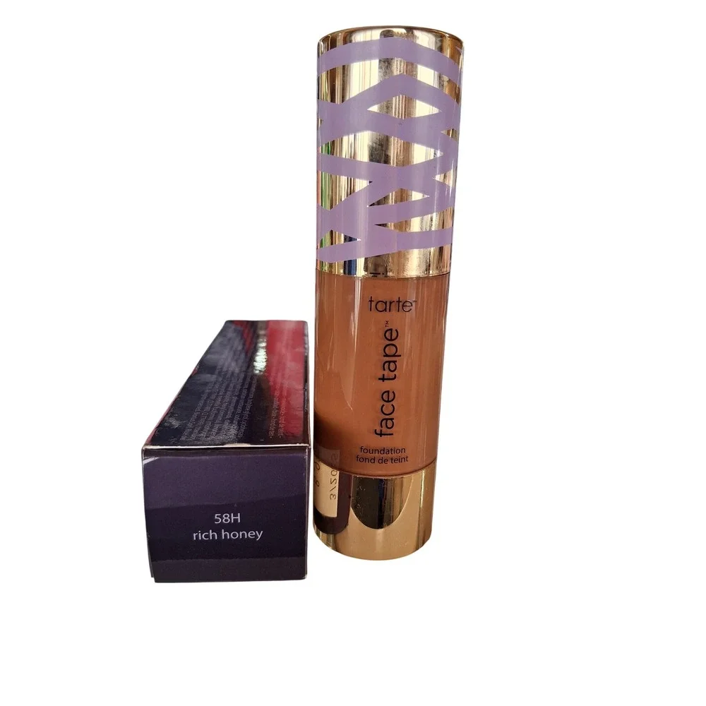 Tarte Face Tape Womens Full Coverage Natural Matte Foundation 58H Rich Honey